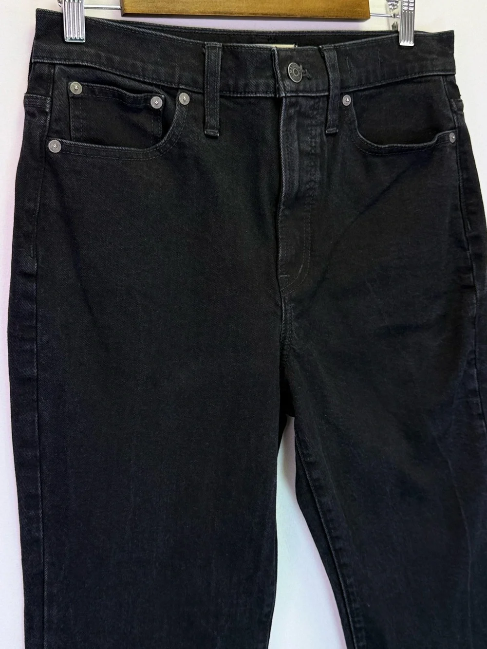 Madewell The Perfect‎ Vintage Flare Black Jeans Women's Size 29